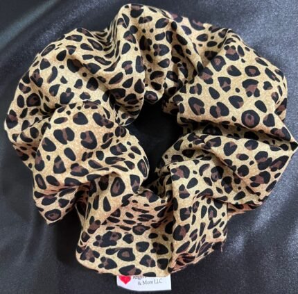 XL Leopard Print Scrunchie