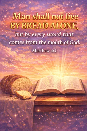manshallnotlivebybread